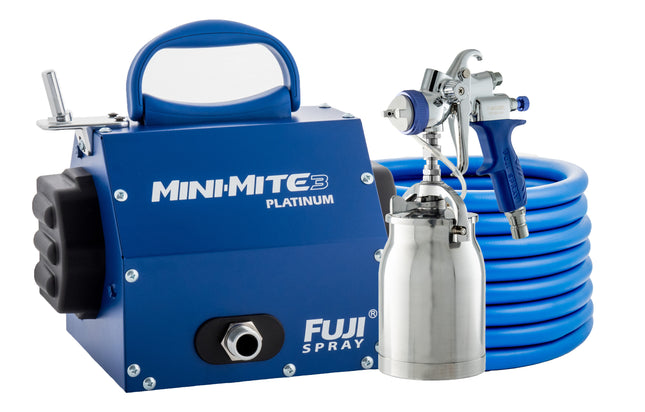 Turbindrevet malingssprøyte Fujispray Mini-Mite 3 PLATINUM - med T70 bunnmatet sprøytepistol - HVLP Spray Norge AS
