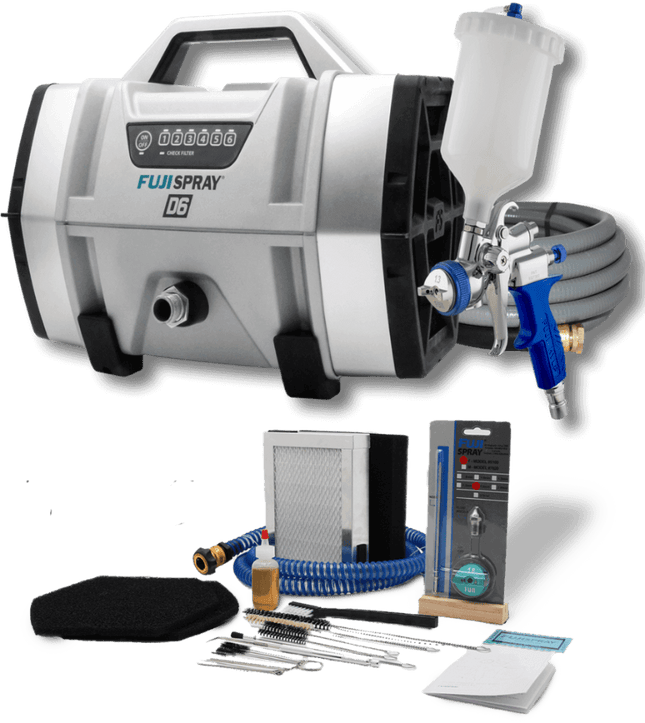 Fujispray D 6 with T75 Gravity spraygun - HVLP Spray Norge AS