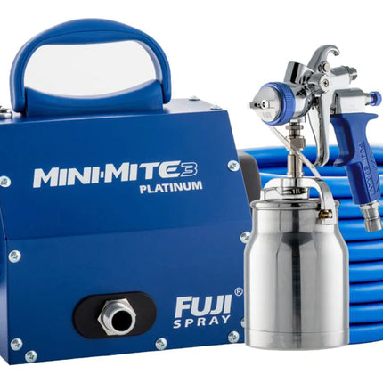 Turbindrevet malingssprøyte Fujispray Mini-Mite 3 PLATINUM - 2803-T75G sprøytepistol - HVLP Spray Norge AS