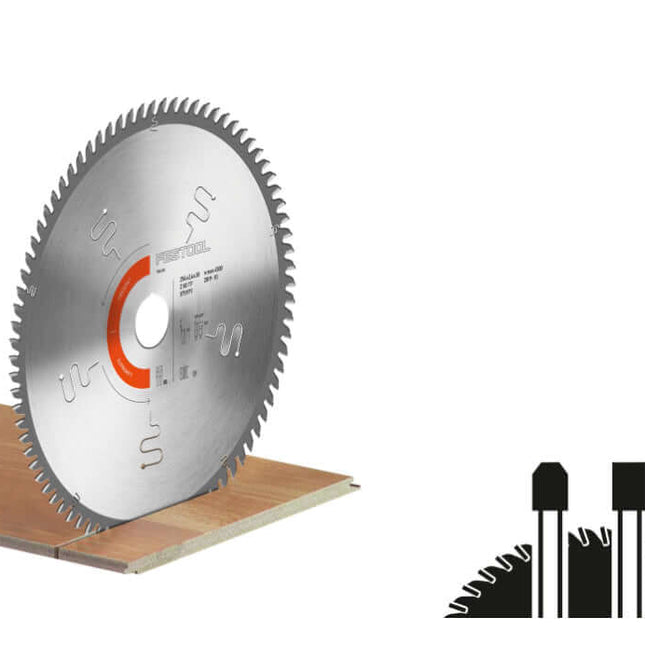 Saw blade Festool HM 254x2.4x30 TF80 L - LAMINATE/HPL - HVLP Spray Norge AS