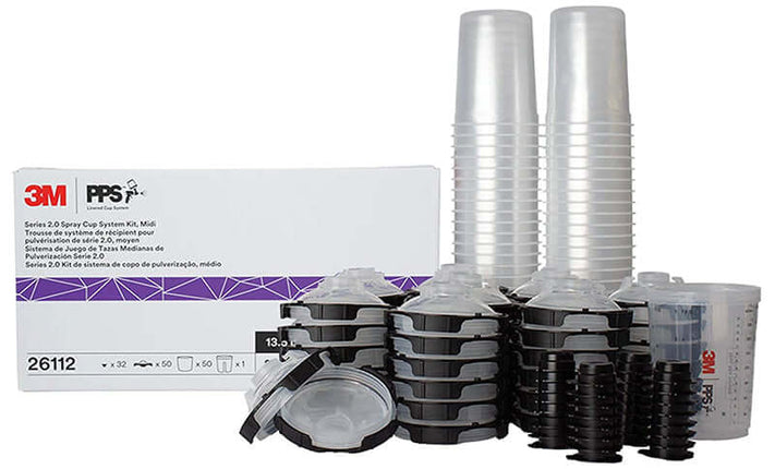 3M PPS 2.0 serie - MMM26112 - kopp sett til hardkopp midi 400 ml. - HVLP Spray Norge AS