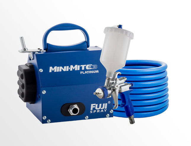 Turbindrevet malingssprøyte Fujispray Mini-Mite 3 PLATINUM - 2803-T75G sprøytepistol - HVLP Spray Norge AS