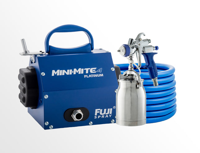 Turbindrevet malingssprøyte Fujispray Mini-Mite 4 PLATINUM med T70 bunnmatet Sprøytepistol - HVLP Spray Norge AS