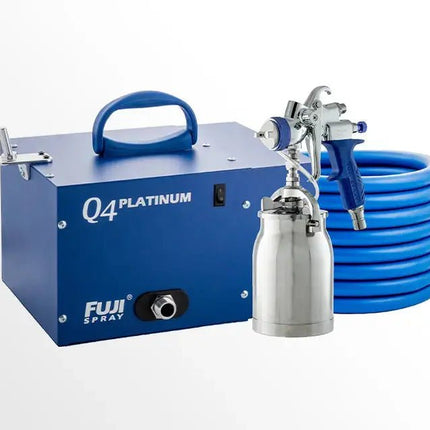 Fujispray Q 4 Platinum paint sprayer with T70 bottom - fed spray gun - HVLP Spray Norge AS