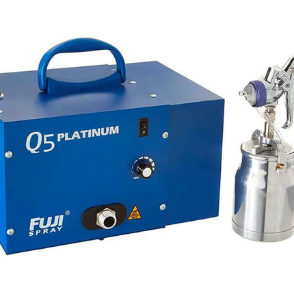 Fujispray Q PLATINUM Q 5 with Silent Turbine & T70 Bottom - fed Gun - HVLP Spray Norge AS