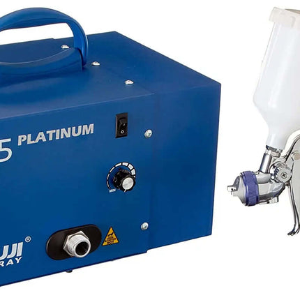 Fujispray Q platinum Q5 turbine unit & T75G gravity spraygun - HVLP Spray Norge AS