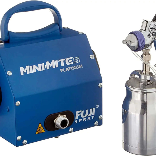 Turbine - driven paint sprayer Fujispray Mini - Mite 5 PLATINUM with T 70 bottom - fed Spray gun - HVLP Spray Norge AS