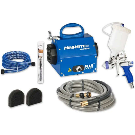 Turbine - powered paint sprayer Fujispray Mini - Mite 5 PLATINUM with T75G top - fed spray gun - HVLP Spray Norge AS